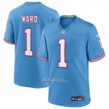 Camiseta NFL Game Tennessee Titans Cameron Ward 2025 2nd Alternate Azul Camiseta NFL Game Tennessee Titans Cameron Ward 2025 2nd Alternate Azul