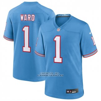 Camiseta NFL Game Tennessee Titans Cameron Ward 2025 2nd Alternate Azul