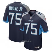 Camiseta NFL Game Tennessee Titans Dan Moore Jr Azul