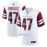 Camiseta NFL Game Washington Commanders Zane Gonzalez Blanco Camiseta NFL Game Washington Commanders Zane Gonzalez Blanco
