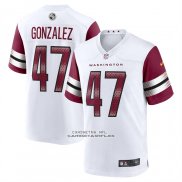 Camiseta NFL Game Washington Commanders Zane Gonzalez Blanco