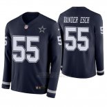 Camiseta NFL Hombre Dallas Cowboys Leighton Vander Esch Azul Therma Manga Larga