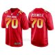 Camiseta NFL Hombre Oakland Raiders 70 Kelechi Osemele Rojo AFC 2018 Pro Bowl
