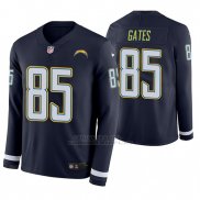 Camiseta NFL Hombre San Diego Chargers Antonio Gates Azul Therma Manga Larga