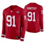 Camiseta NFL Hombre San Francisco 49ers Arik Armstead Rojo Therma Manga Larga