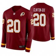 Camiseta NFL Hombre Washington Commanders Ha Ha Clinton Dix Burgundy Therma Manga Larga