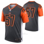 Camiseta NFL Legend Cincinnati Bengals Germaine Pratt Inverted Gris