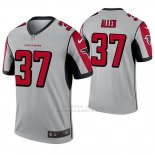 Camiseta NFL Legend Hombre Atlanta Falcons 37 Ricardo Allen Inverted Gris