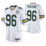 Camiseta NFL Legend Hombre Green Bay Packers Muhammad Wilkerson Blanco 100th Anniversary Color Rush