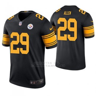Camiseta NFL Legend Hombre Pittsburgh Steelers Brian Allen Negro Color Rush