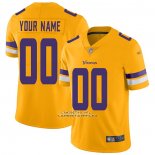 Camiseta NFL Legend Minnesota Vikings Personalizada Amarillo