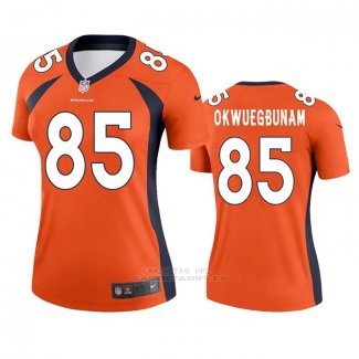 Camiseta NFL Legend Mujer Denver Broncos Albert Okwuegbunam Naranja