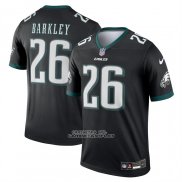 Camiseta NFL Legend Philadelphia Eagles Saquon Barkley Negro