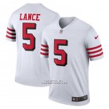 Camiseta NFL Legend San Francisco 49ers Trey Lance Alterno Blanco