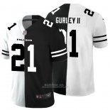 Camiseta NFL Limited Atlanta Falcons Gurley II White Black Split