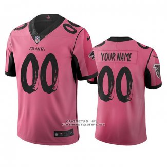 Camiseta NFL Limited Atlanta Falcons Personalizada Ciudad Edition Rosa