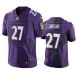 Camiseta NFL Limited Baltimore Ravens J.k. Dobbins Ciudad Edition Violeta