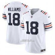 Camiseta NFL Limited Chicago Bears Caleb Williams Vapor F.U.S.E. Blanco1