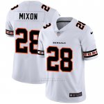 Camiseta NFL Limited Cincinnati Bengals Mixon Team Logo Fashion Blanco