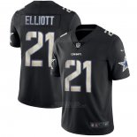 Camiseta NFL Limited Dallas Cowboys Elliott Black Impact
