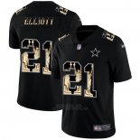 Camiseta NFL Limited Dallas Cowboys Elliott Statue of Liberty Fashion Negro