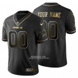 Camiseta NFL Limited Dallas Cowboys Personalizada Golden Edition Negro