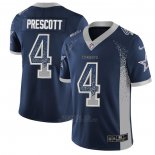 Camiseta NFL Limited Dallas Cowboys Prescott Rush Drift Fashion Azul