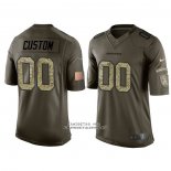 Camiseta NFL Limited Denver Broncos Personalizada Salute To Service Verde