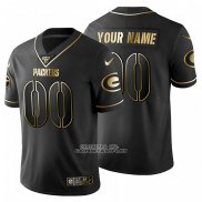 Camiseta NFL Limited Green Bay Packers Personalizada Golden Edition Negro