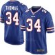 Camiseta NFL Limited Hombre 34 Thomas Buffalo Bills Azul