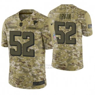 Camiseta NFL Limited Hombre Atlanta Falcons Bruce Irvin Camuflaje 2018 Salute To Service