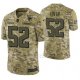 Camiseta NFL Limited Hombre Atlanta Falcons Bruce Irvin Camuflaje 2018 Salute To Service