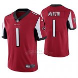 Camiseta NFL Limited Hombre Atlanta Falcons David Martin Rojo Vapor Untouchable