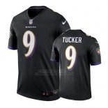 Camiseta NFL Limited Hombre Baltimore Ravens Justin Tucker Negro Legend