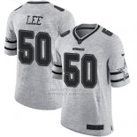 Camiseta NFL Limited Hombre Dallas Cowboys 50 Sean Lee Gris Stitched Gridiron Gris Ii