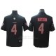 Camiseta NFL Limited Hombre Houston Texans 4 Deshaun Watson Fashion Impact Negro Rush Limited