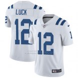Camiseta NFL Limited Hombre Indianapolis Colts 12 Andrew Luck Blanco Stitched Vapor Untouchable