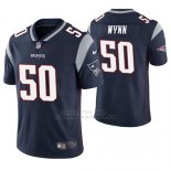 Camiseta NFL Limited Hombre New England Patriots Isaiah Wynn Azul Vapor Untouchable