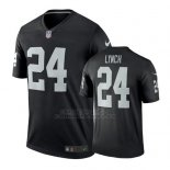 Camiseta NFL Limited Hombre Oakland Raiders Marshawn Lynch Negro Vapor Untouchable