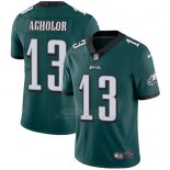 Camiseta NFL Limited Hombre Philadelphia Eagles 13 Nelson Agholor Verde Stitched Vapor Untouchable