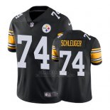 Camiseta NFL Limited Hombre Pittsburgh Steelers Chris Schleuger Negro Vapor Untouchable Throwback