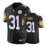 Camiseta NFL Limited Hombre Pittsburgh Steelers Nat Berhe Negro Vapor Untouchable Throwback