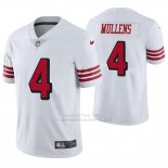 Camiseta NFL Limited Hombre San Francisco 49ers Nick Mullens Blanco Color Rush