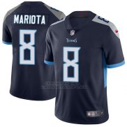 Camiseta NFL Limited Hombre Tennessee Titans 8 Marcus Mariota Azul Alterno Stitched Vapor Untouchable