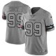 Camiseta NFL Limited Houston Texans Watt Team Logo Gridiron Gris