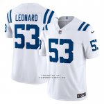 Camiseta NFL Limited Indianapolis Colts Shaquille Leonard Vapor F.U.S.E. Blanco