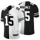 Camiseta NFL Limited Kansas City Chiefs Mahomes Black White Split