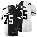 Camiseta NFL Limited Las Vegas Raiders Long White Black Split