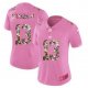 Camiseta NFL Limited Mujer New York Giants 13 Odell Beckham Jr Rosa 2017 Vapor Untouchable