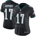 Camiseta NFL Limited Mujer Philadelphia Eagles 17 Jeffery Negro